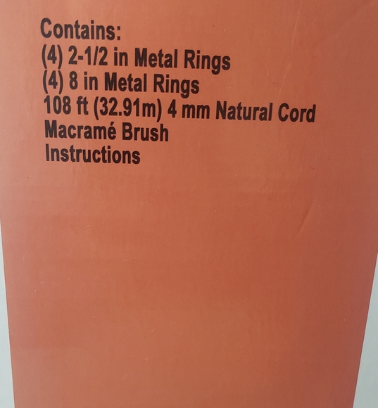 Macrame Designer Craft Kits pepperell Crafts ( Deluxe ) - Picture 6 of 7